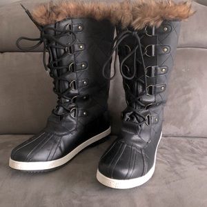 Marley Quilted Faux Fur Snow Boot